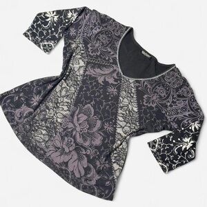 Vintage Y2K Quarter Sleeve Shirt, Vanilla Sugar, Graphic Print, 2000s